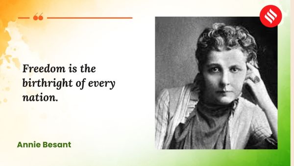 Annie Besant (Credit_Conva_Cherry Gupta, Indian Express)