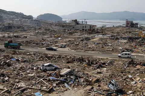 Getty Images Pasca gempa tahun 2011