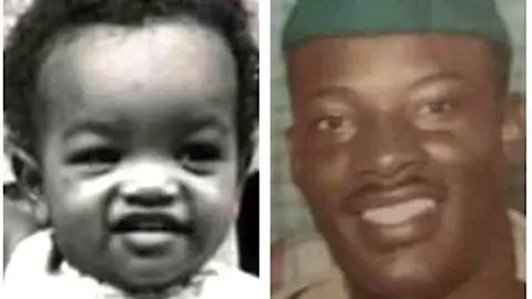 Toni Angelique Harrison Baby Toni dan ayahnya, tentara Amerika Lee Butler - dia bertemu melalui tes DNA online pada tahun 2018