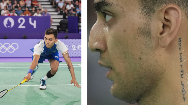 Lakshya Sen dari India akan menghadapi Chou Tien-chen dari Taiwan di perempat final bulu tangkis tunggal putra di Olimpiade Paris 2024.  (Foto AP)