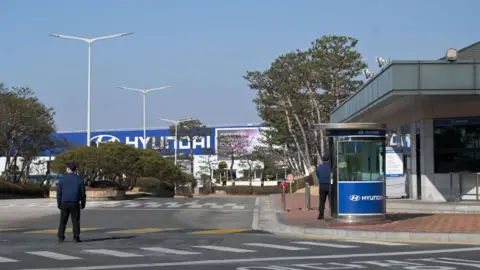 Getty Images Pabrik Asan Hyundai Motor di Asan, Korea Selatan