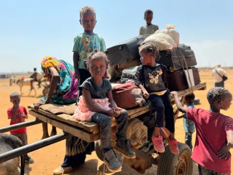 BBC/Ed Habershon Anak-anak di Sudan