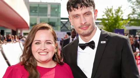 Jessica Gunning dan Richard Gadd di karpet merah BAFTA Television Awards 2024 di London Getty Images