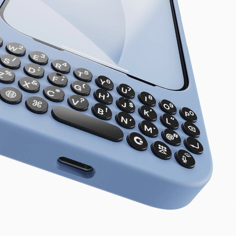 Clicks memiliki keyboard fisik QWERTY untuk iPhone Anda.