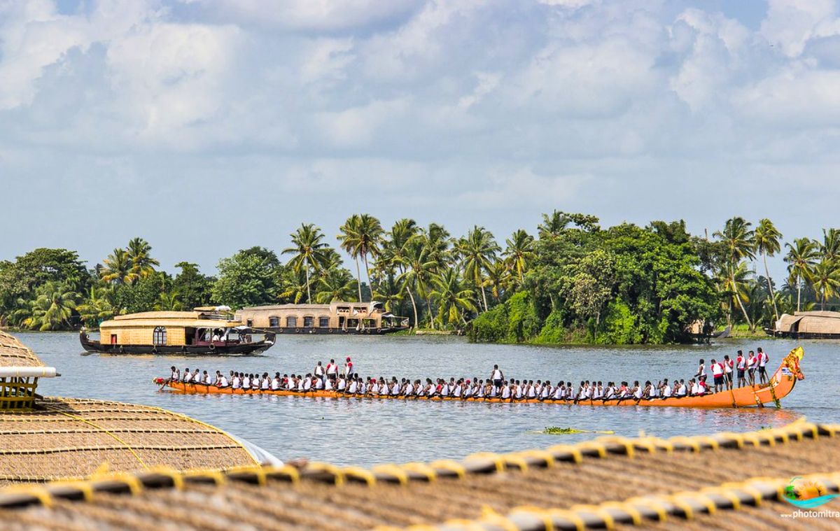 Balapan perahu ular di Alleppey