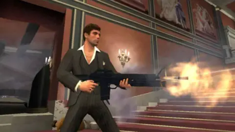 Gameplay hiburan radikal dari videogame tahun 2006 Scarface: The World Is Yours