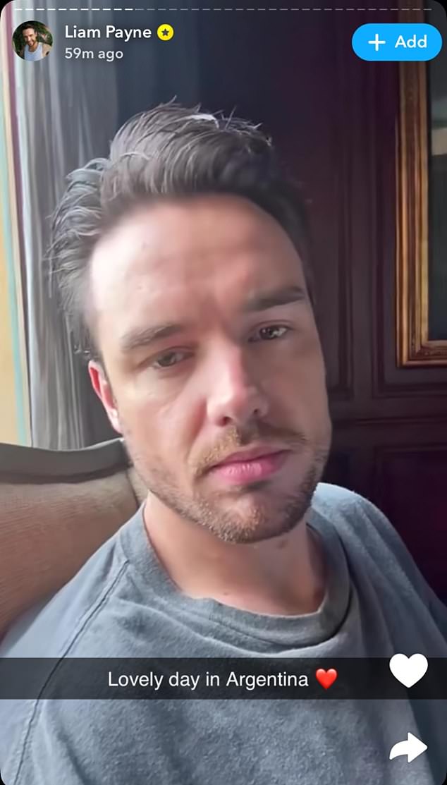 Selfie Liam Payne di Argentina sebelum kematiannya mendadak pada usia 31 tahun