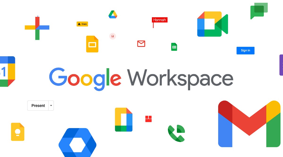 Google Workspace ditampilkan