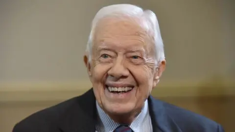 Mantan Presiden AS Jimmy Carter di BBC pada tahun 2016