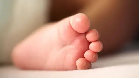 Getty Images Gambar close-up kaki bayi yang baru lahir