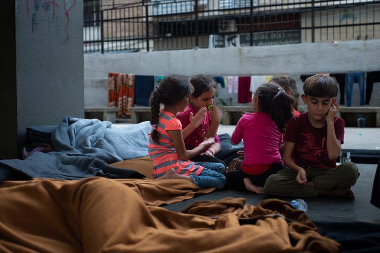 Anak-anak Suriah di Tripoli, Lebanon.