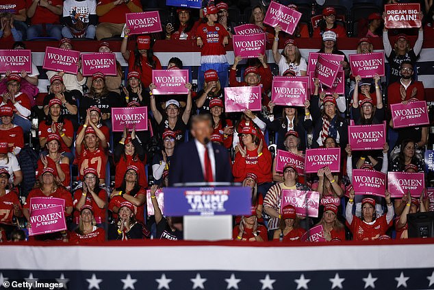 Hanya beberapa minggu sebelum pemungutan suara di negara tersebut, Trump menolak jajak pendapat yang menunjukkan bahwa perempuan menentangnya. 'Saya pikir saya bisa bergaul dengan baik dengan wanita,' katanya