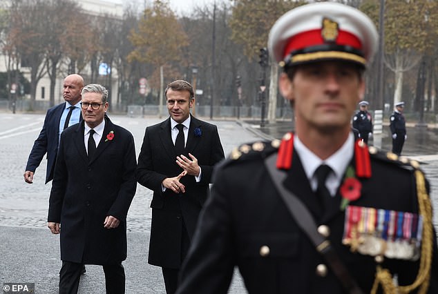 Perjalanannya ke Paris untuk melakukan pembicaraan dengan Macron terjadi ketika para pemimpin Eropa mempertimbangkan bagaimana menanggapi terpilihnya Donald Trump di AS.