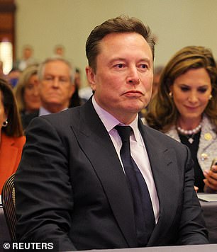 Miliarder Elon Musk pada pertemuan House Republican Conference