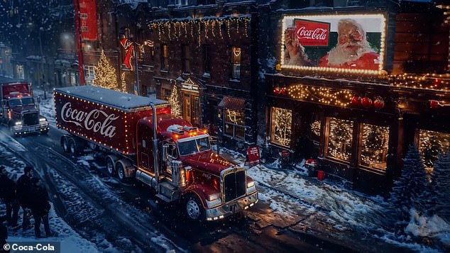 Versi baru iklan berdurasi 16 detik, yang ditayangkan di layar TV awal pekan ini, menampilkan musik ikonik yang sama dan gambar truk Coca-Cola merah yang melaju melintasi kota musim dingin.