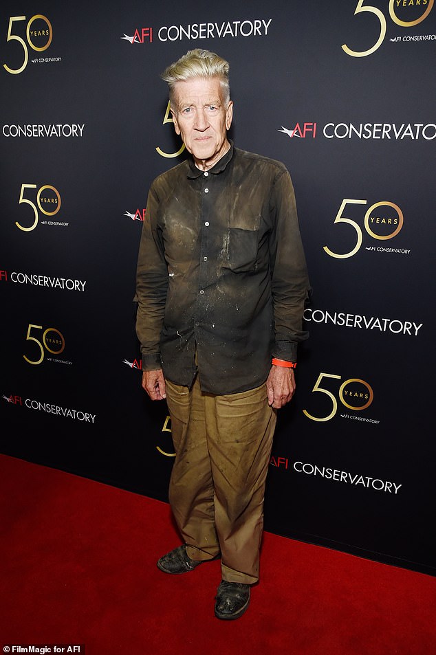 Lynch menghadiri Perayaan HUT ke-50 AFI Conservatory di Greystone Mansion pada 19 September 2019 di Beverly Hills, California