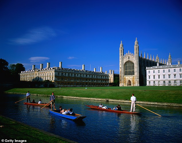 King's College, Cambridge (gambar file)