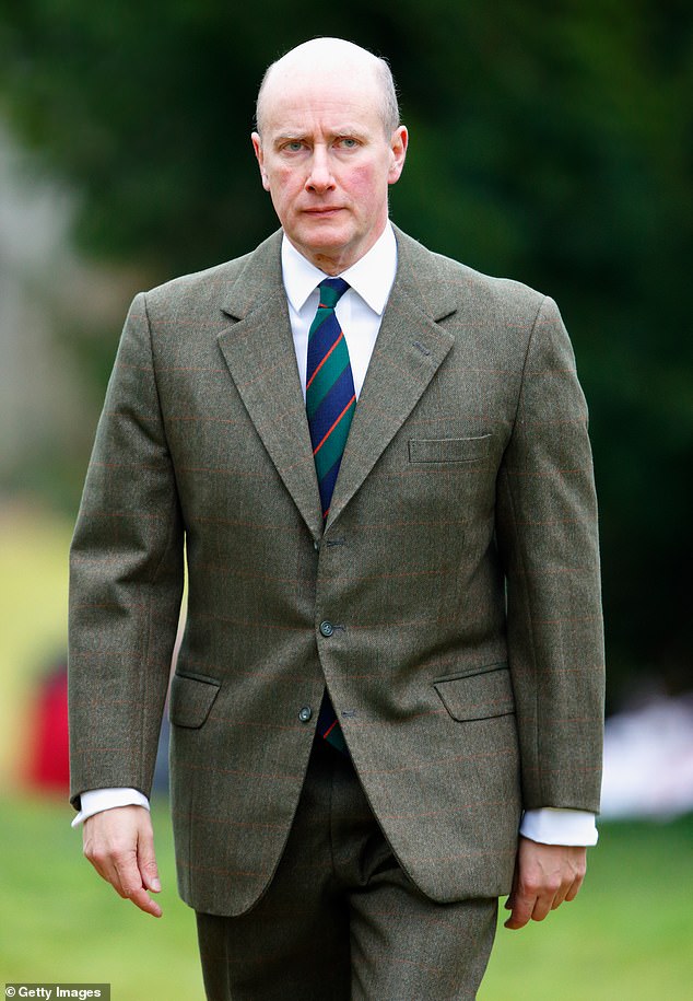 Lord Christopher Geidt, sekretaris pribadi Ratu Elizabeth II, di Sandringham pada tahun 2015